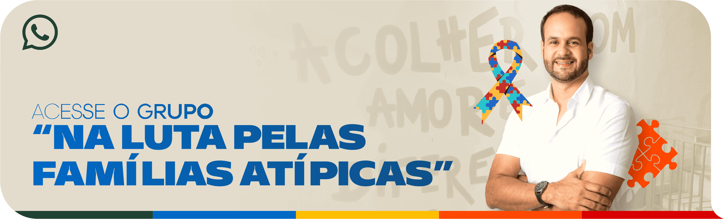 Acesse o grupo "Na luta pelas famílias atípicas"